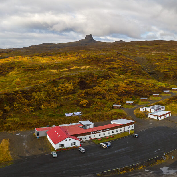 photo of hotel bjarkalundur in the westfjords of iceland