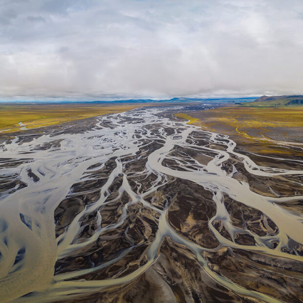 photo of markarfljot river south iceland